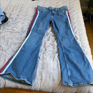 TOPSHOP Jamie Flare Jeans